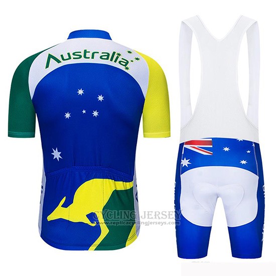 2019 Cycling Jersey Australia Short Sleeve and Bib Short
